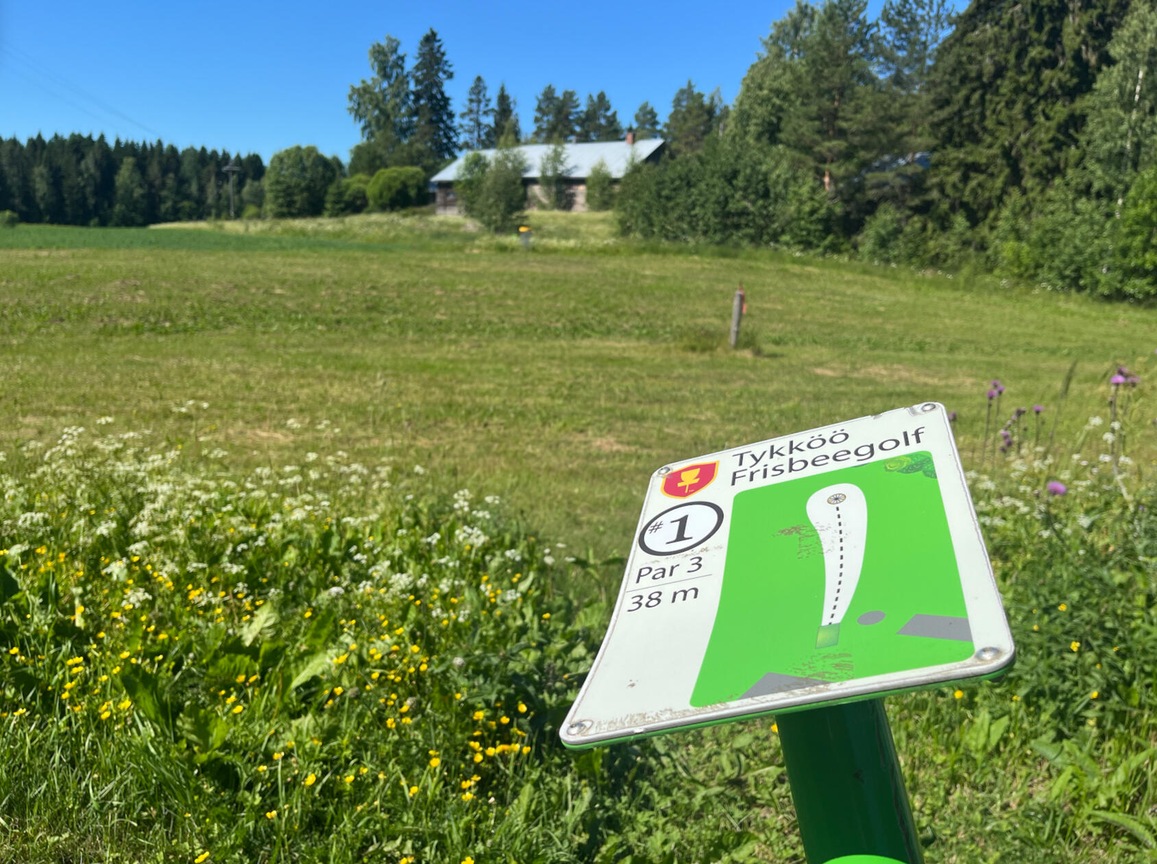 Frisbeegolf-rata